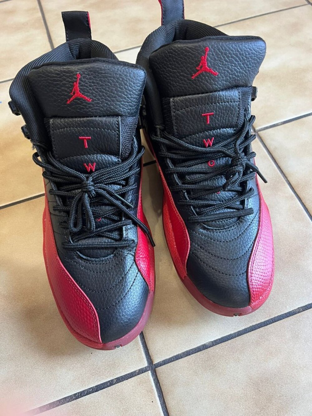 New Black Red Basketball Sneakers | Retro 12 Style | Men's Streetwear Shoes